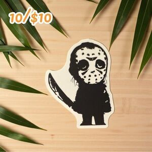 Chibi Jason Voorhees Sticker – 2 1/4” Matte